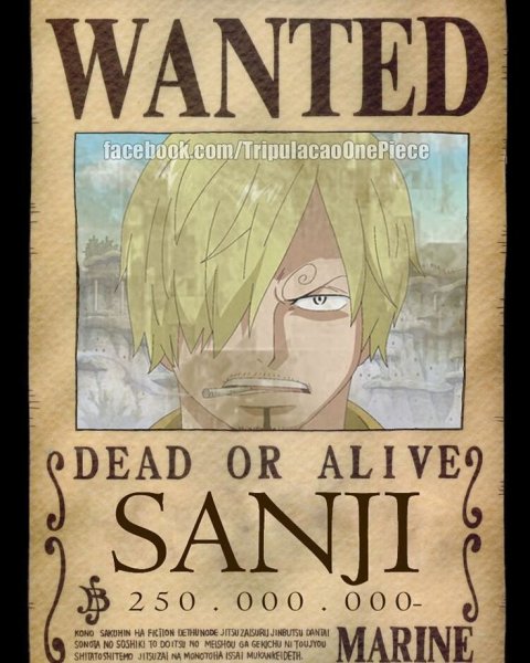 Первая награда за Санджи