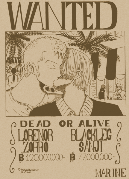 Листовка Санджи Ван Пис