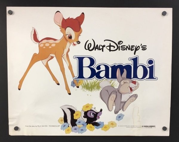 Бэмби мультфильм 1942