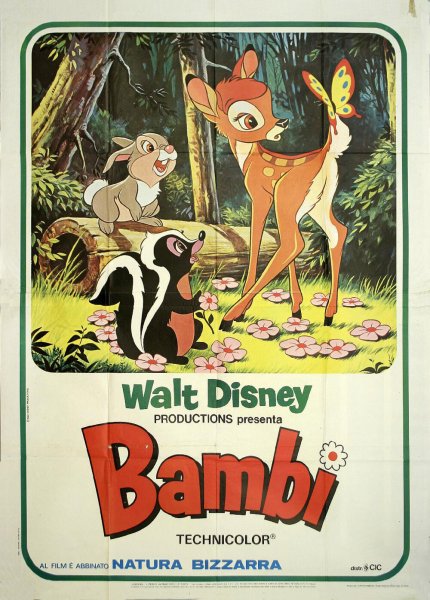 Bambi 1942 film poster
