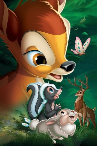 Бэмби мультфильм 1942