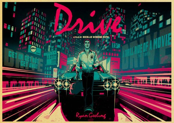 Райан Гослинг драйв неон