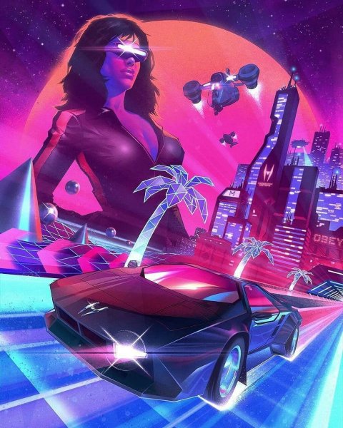 Синтвейв киберпанк