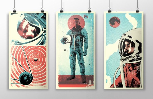 Постеры в стиле космос