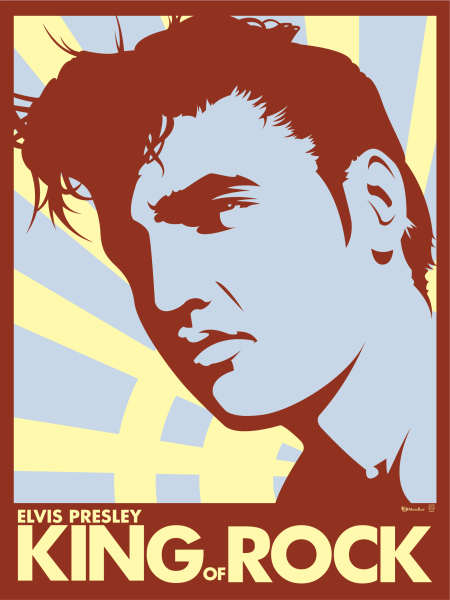 Элвис Пресли плакат
