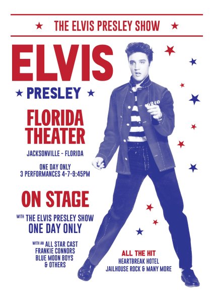 Элвис Пресли Постер