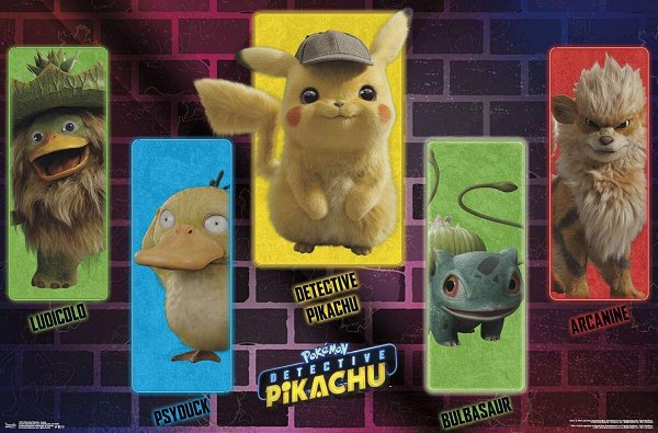 Покемон детектив Пикачу фильм 2019 Постер