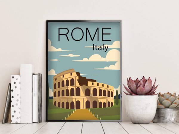 Итальянские постеры для интерьера