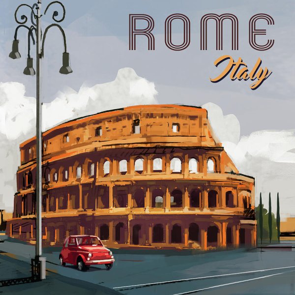 Постер из Рима