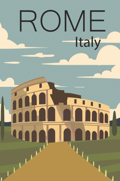 Постер Рим 60х