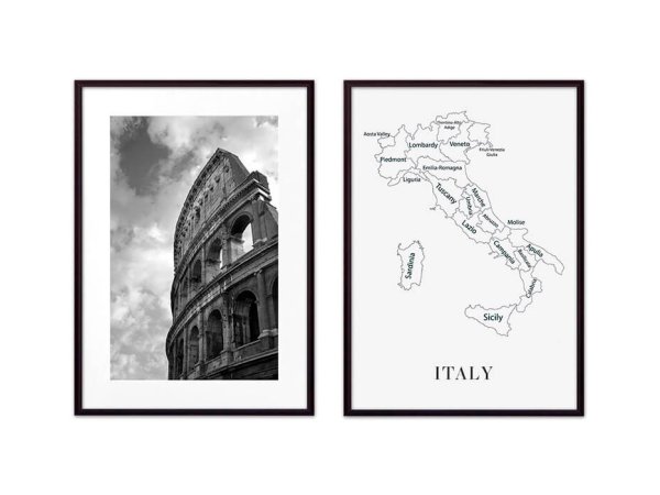 Постеры Рим черно белые