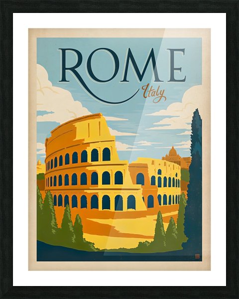Винтажные постеры Рим