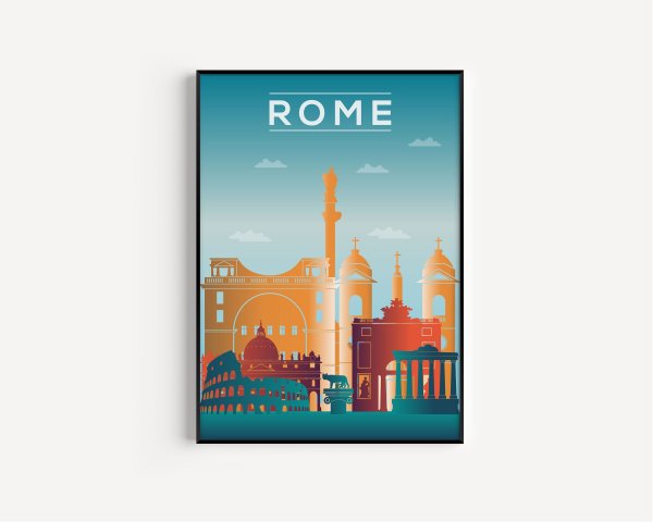 Rome Travel poster