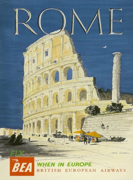 Rome Travel poster