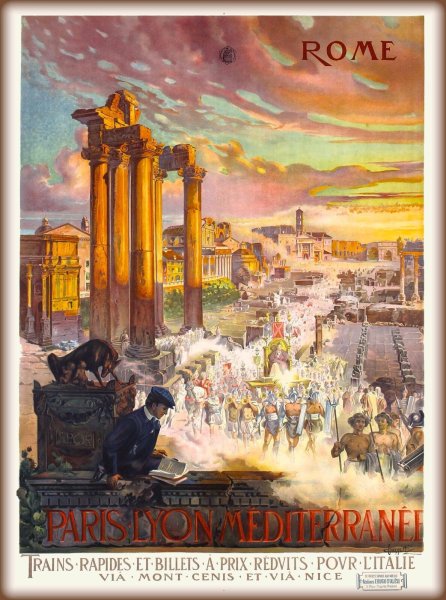 Винтажные постеры Рим