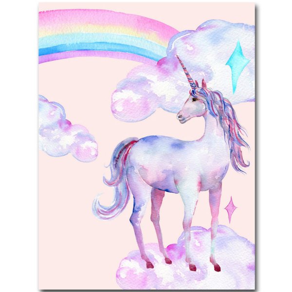 Плакат Единорог легкий