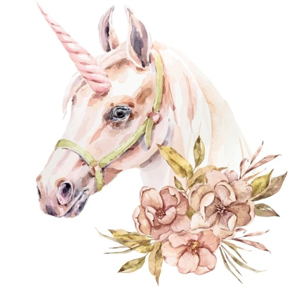 Плакат с единорогом