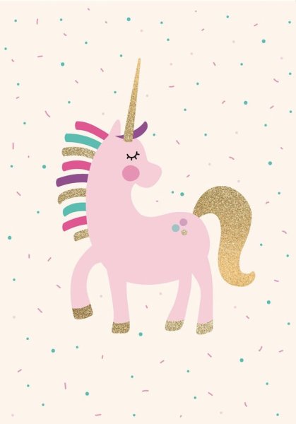 Детские постеры Единорог