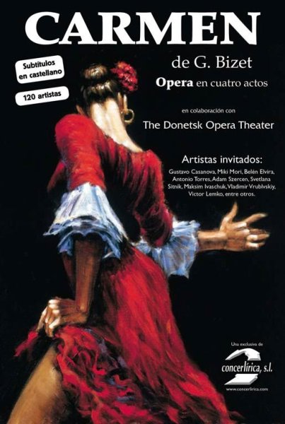 Мюзикл Кармен Постер
