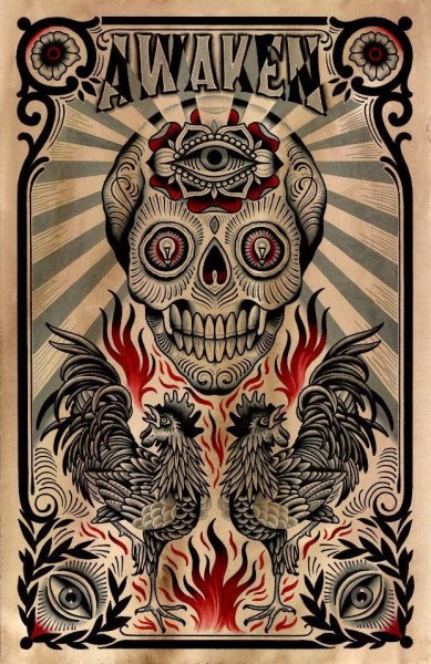 Постер тату салона