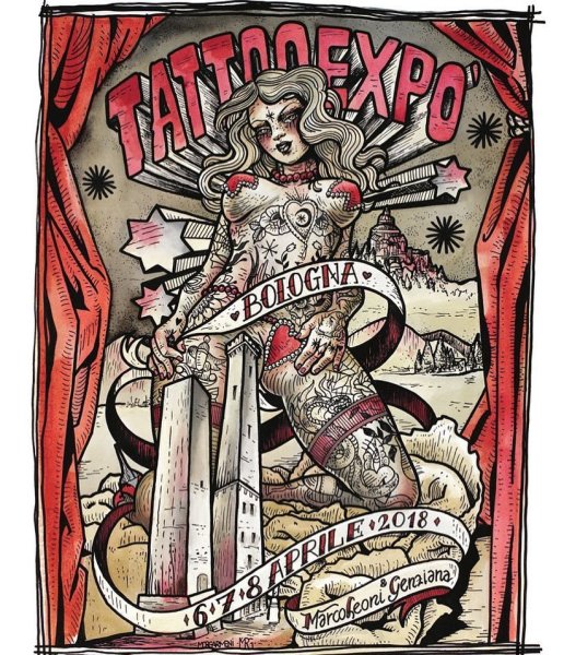 Постеры для тату студии