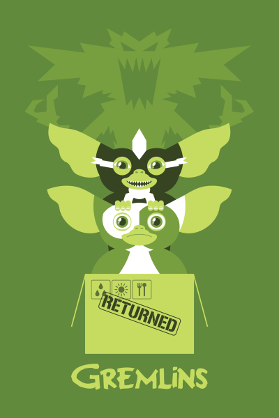 Гремлины фильм Постер