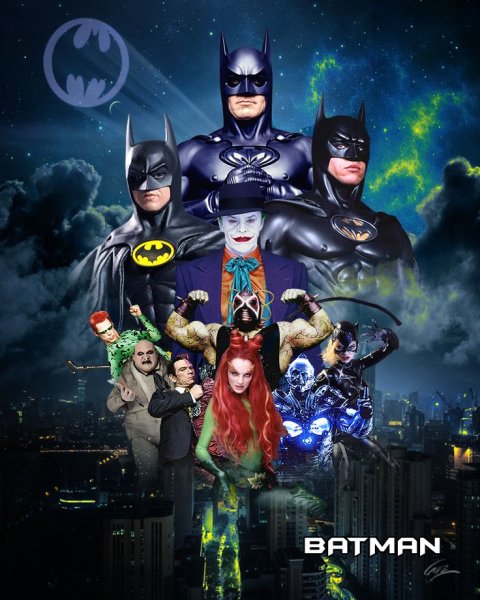 Постеры с Бэтменом