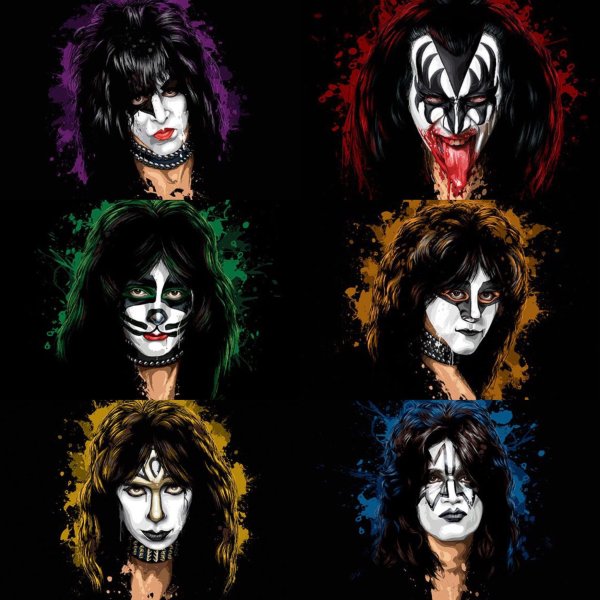 Плакаты группы Кисс