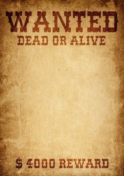 Плакат wanted