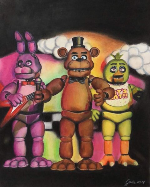 ФНАФ 1 Постер Фредди