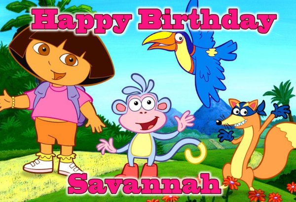 Дора плакат