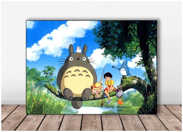 Мой сосед Тоторо мультфильм 1988 Постер