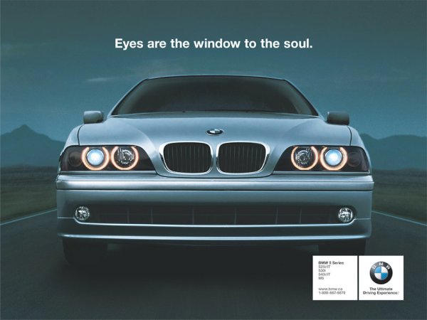 BMW e39 рекламный
