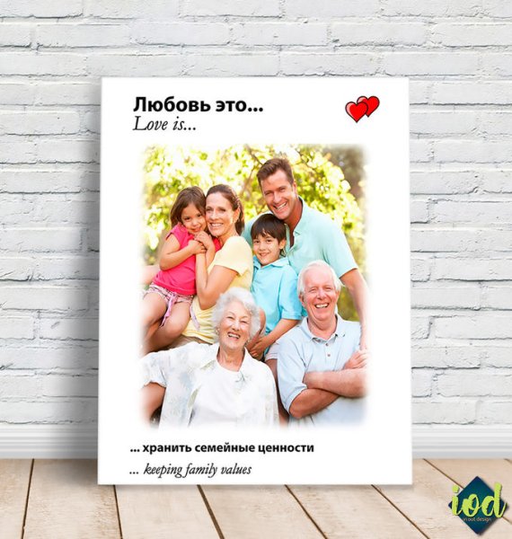 Надписи на холсте