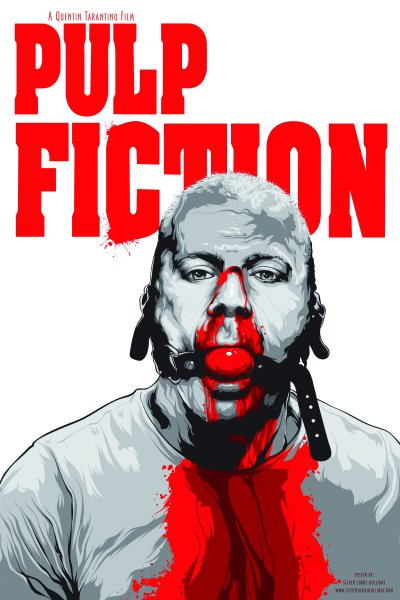 Квентин Тарантино Pulp Fiction poster