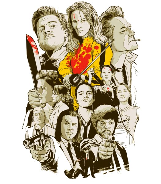 Постеры фильмы Квентина Тарантино фильмы