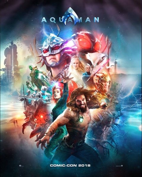 Aquaman 2018 Постер