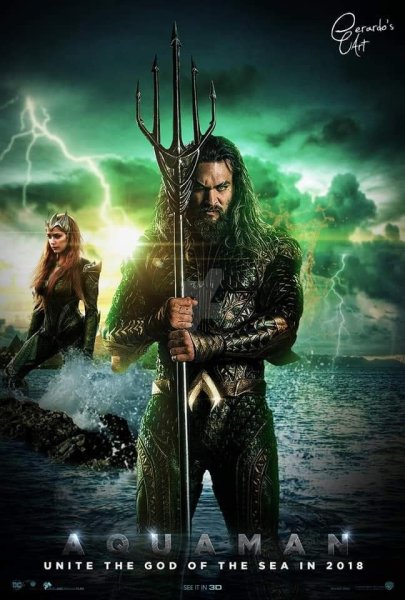 Аквамен 2018 Постер
