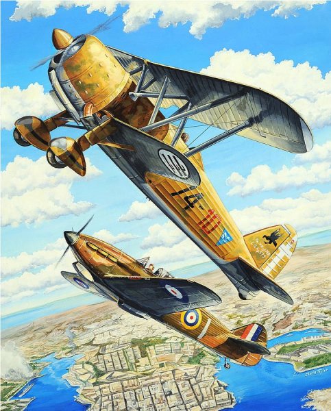 Фиат CR-32 Aviation Art