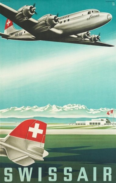 Плакат "самолет"