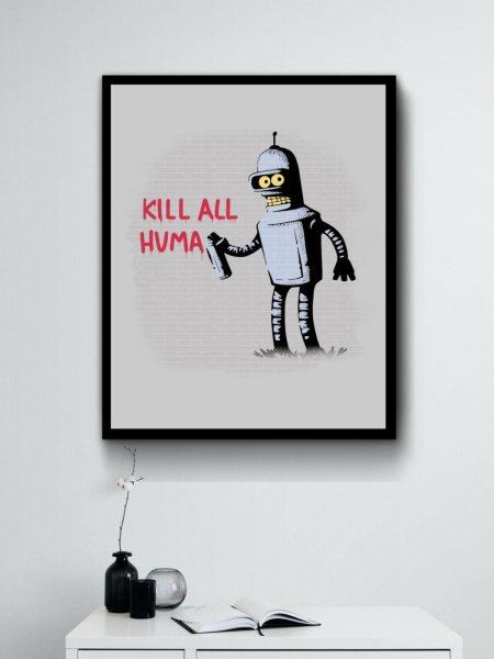 Футурама Бендер Постер