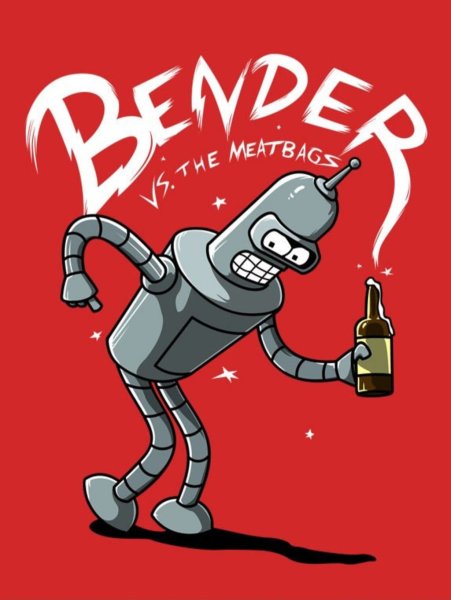 Плакат Бендер Футурама