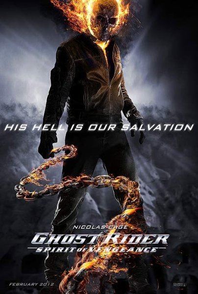 Призрачный гонщик 2 фильм 2012 Постер