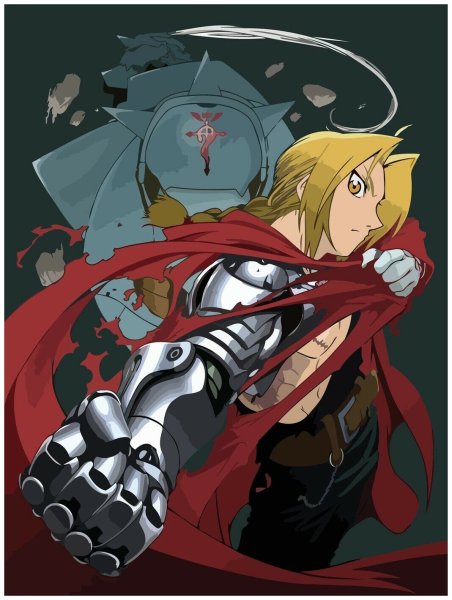 Стальной алхимик аниме Постер