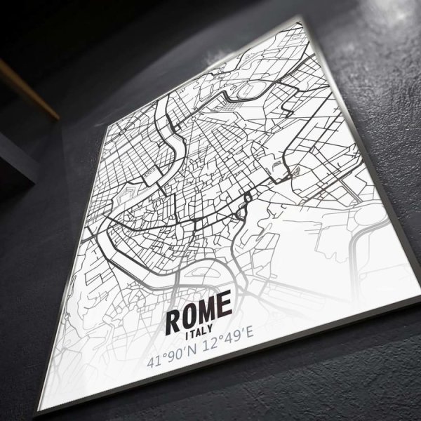 Карта СПБ Постер