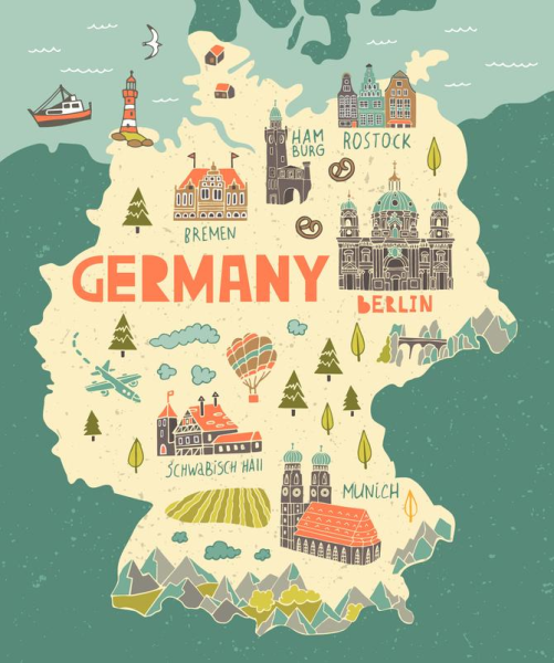 Карта Москвы с достопримечательностями для детей