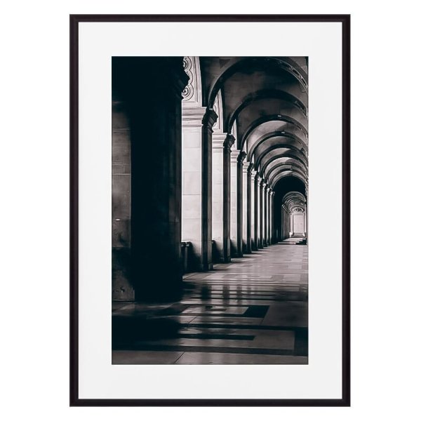 Картина с паспарту и рамкой