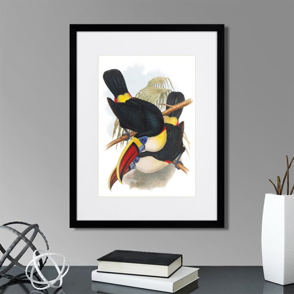 Картина в черной рамке