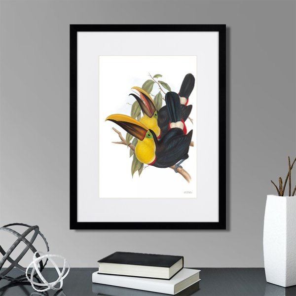 Картина в черной раме