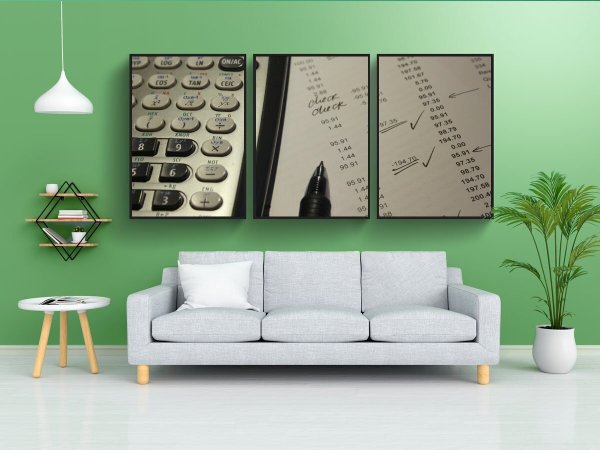 Раскладка постеров на стене